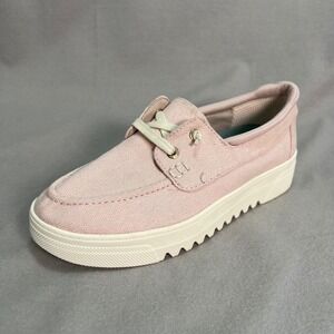 Dr. Scholl's Get Onboard Boat Shoe Oxford Lace Up Light Pink Casual Sneaker 7M